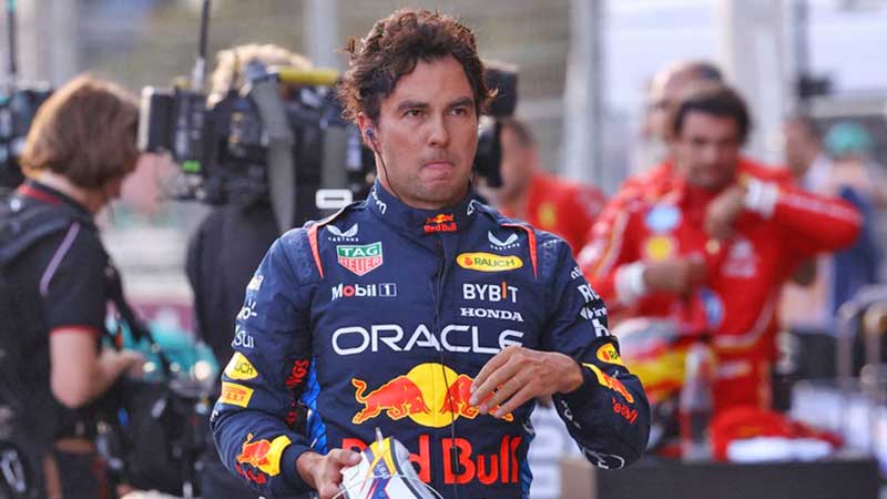 Checo Pérez pierde el podio en GP de Azerbaiyán por accidente con Sainz