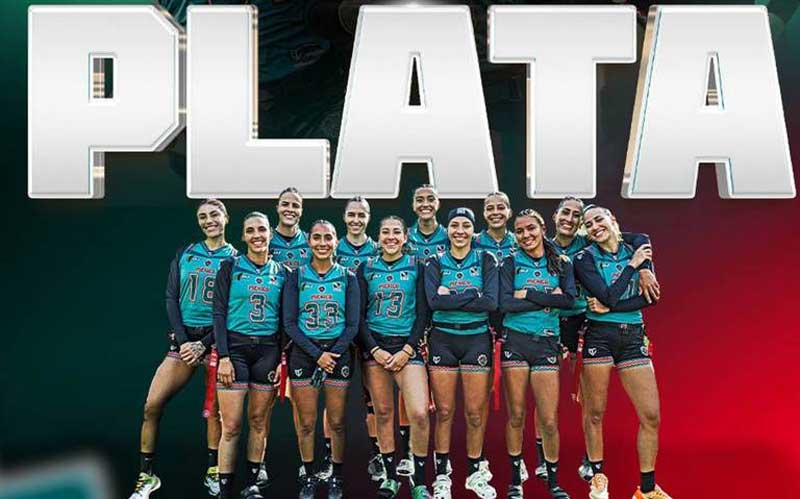 México subcampeón mundial de Flag Football Femenil con sello azteca