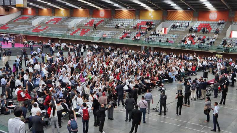 En sede alterna, aprueban diputados de la 4T reforma judicial