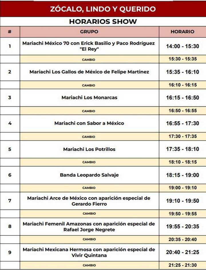 Maratón de Mariachis en CDMX: todos los detalles del Festival Zócalo Lindo y Querido