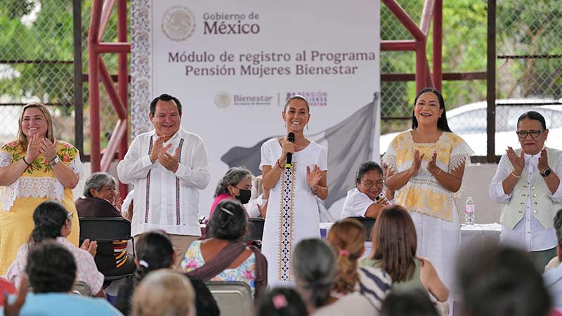 Pensión para Personas con Discapacidad ya es un hecho en Yucatán: presidenta Claudia Sheinbaum