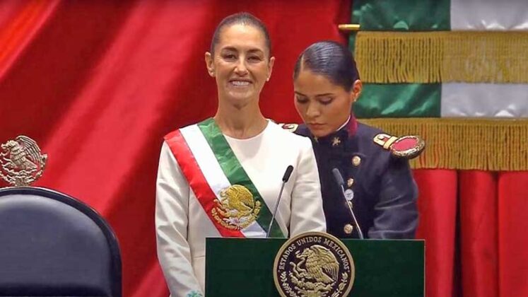 Claudia Sheinbaum rinde protesta como primera Presidenta de M&eacute;xico