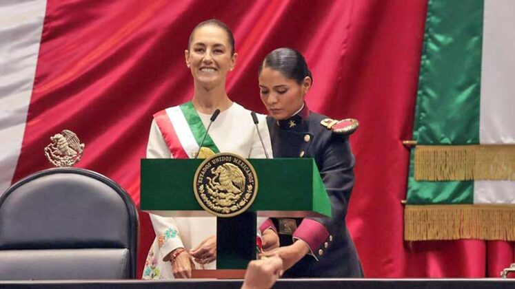 Claudia Sheinbaum rinde protesta como primera Presidenta de M&eacute;xico