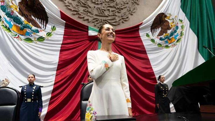 Claudia Sheinbaum rinde protesta como primera Presidenta de M&eacute;xico