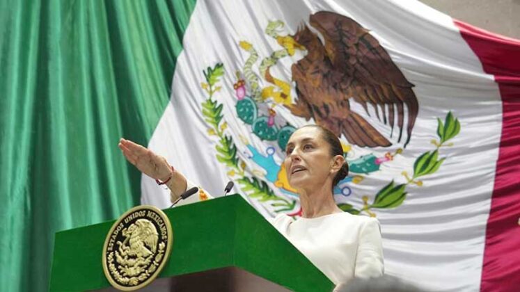 Claudia Sheinbaum rinde protesta como primera Presidenta de M&eacute;xico