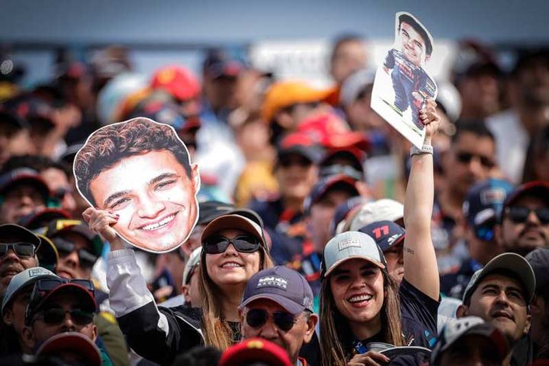 Fiesta mexicana: afición se apodera del Estadio GNP para apoyar a Checo Pérez