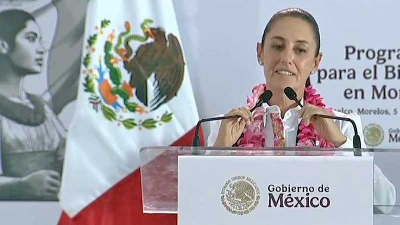 'Es tiempo de mujeres', destaca Claudia Sheinbaum en su visita a Morelos