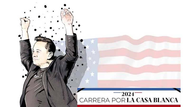 Musk se convierte en un protagonista de las elecciones de EU