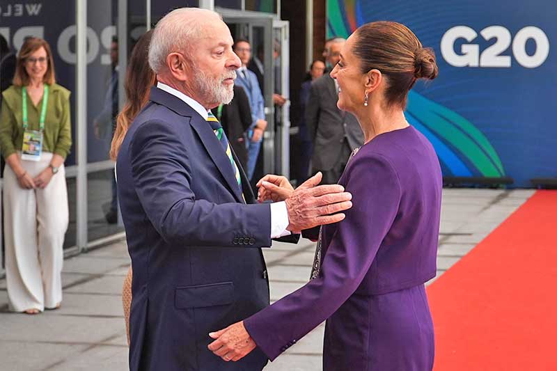 Claudia Sheinbaum presente en la Cumbre de Líderes del G20 en Brasil