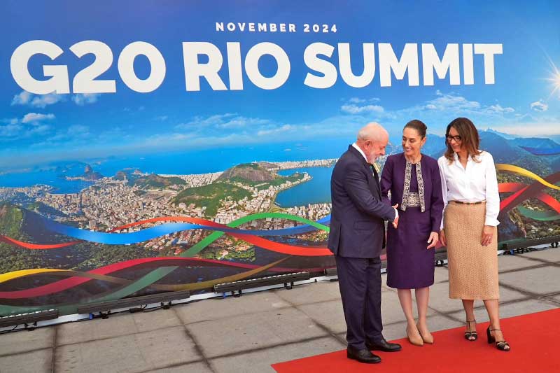 Claudia Sheinbaum presente en la Cumbre de Líderes del G20 en Brasil