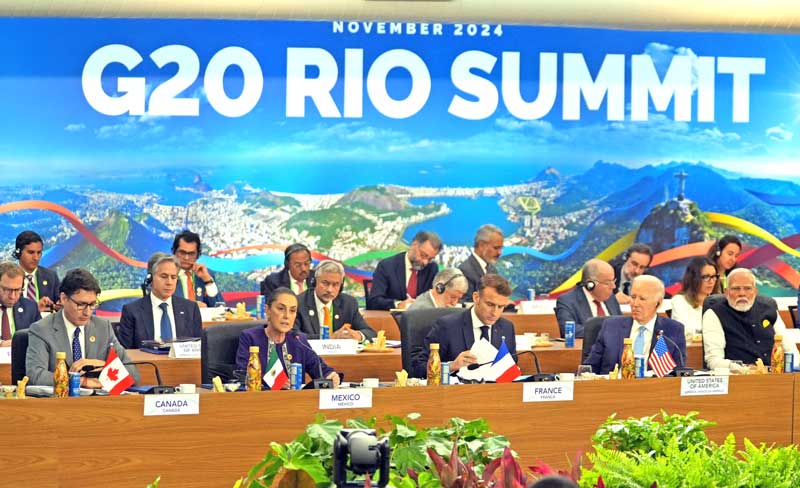 Claudia Sheinbaum presente en la Cumbre de Líderes del G20 en Brasil