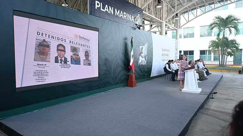 Presidenta Claudia Sheinbaum destaca reducción del 50.1% en homicidios dolosos en Acapulco, Guerrero