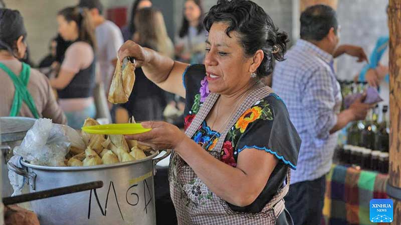 Celebración del Día de la Candelaria en el Complejo Cultural Los Pinos en México