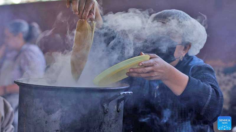 Celebración del Día de la Candelaria en el Complejo Cultural Los Pinos en México