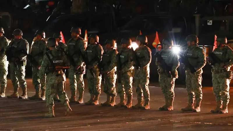 Se movilizan tropas del Ejército y la Guardia Nacional a la frontera norte