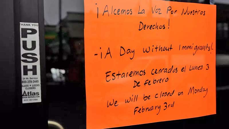 Algunos negocios en EEUU cierran en ‘día sin inmigrantes’, pero muchos no pueden perder ingresos