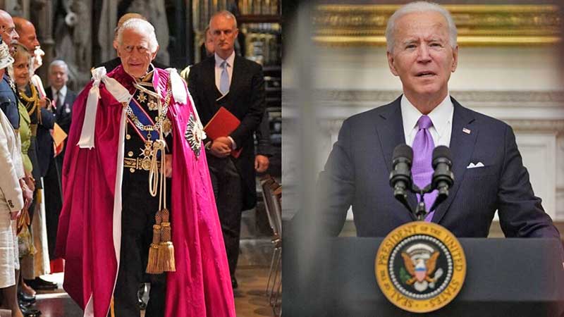 El rey Carlos III escribe carta a Joe Biden tras anuncio de su cáncer