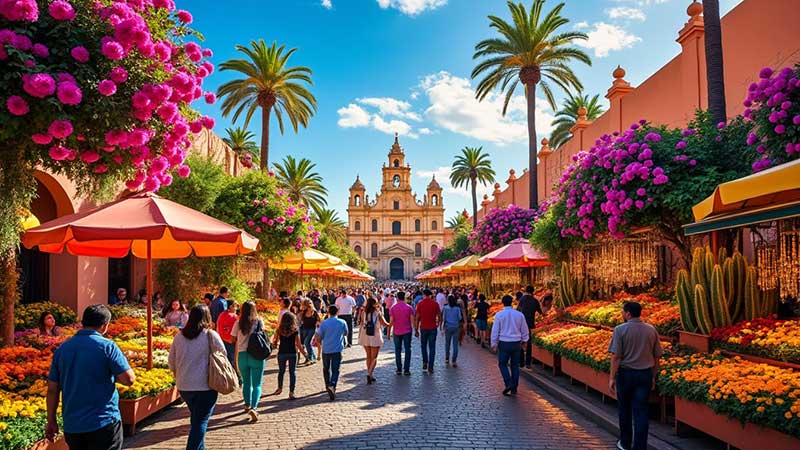 la feria floral de la candelaria