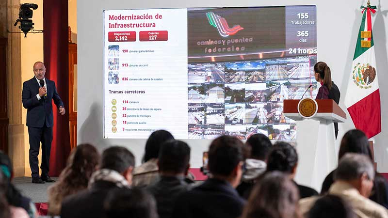 Gobierno de México presenta estrategia especial 'Cero Robos' para carreteras México-Puebla, México-Querétaro y Culiacán-Mazatlán