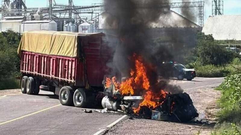 Narcobloqueos en Aguascalientes tras captura de sicarios