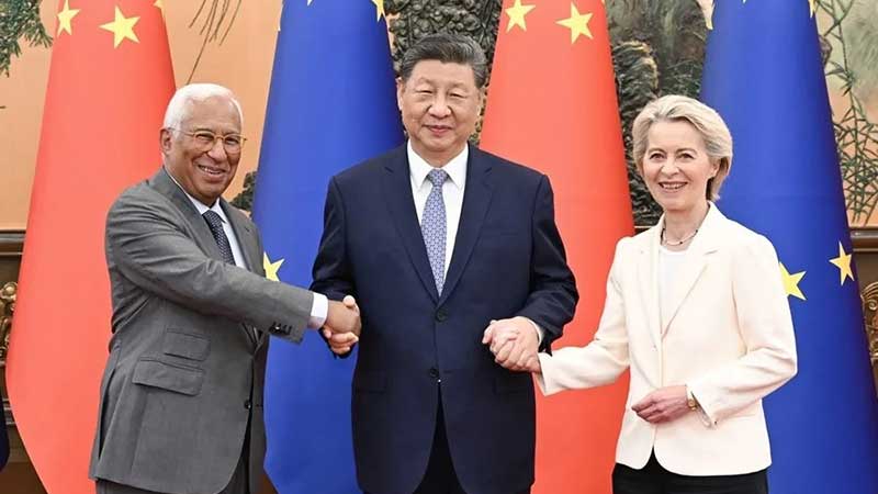 Tensiones comerciales y sintonía sobre el clima en una cumbre fría entre UE y China
