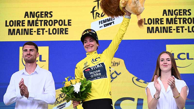 Tour de France Femmes, etapa 3: Lorena Wiebes gana un sprint furioso mientras Kim Le Court y Demi Vollering sufren un accidente al final de la carrera.