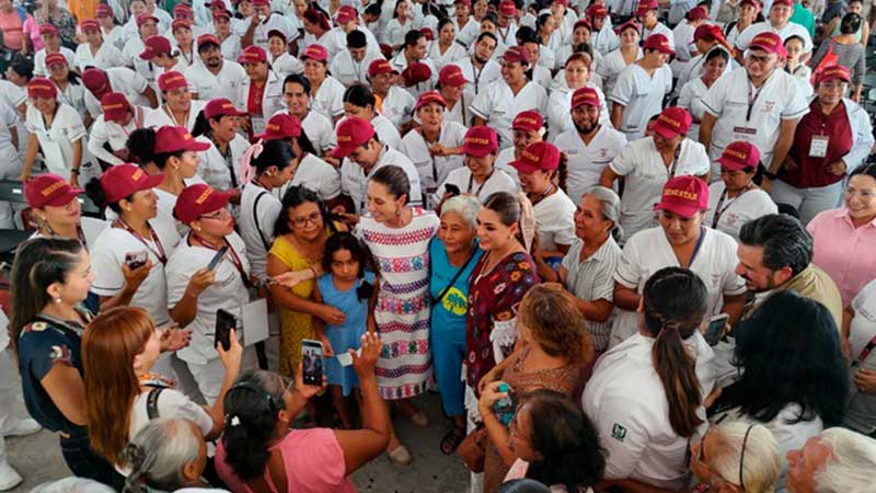 Con Salud Casa por Casa no quedará ningún adulto mayor sin ser visitado en su domicilio: Presidenta Claudia Sheinbaum en Acapulco, Guerrero