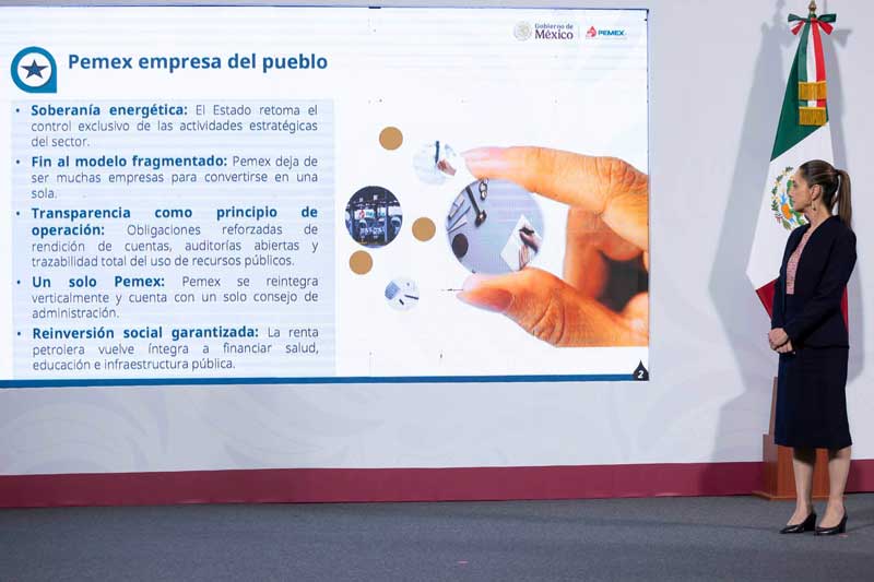 Plan Estratégico 2025-2035: Avanza rescate de Pemex, empresa del pueblo de México