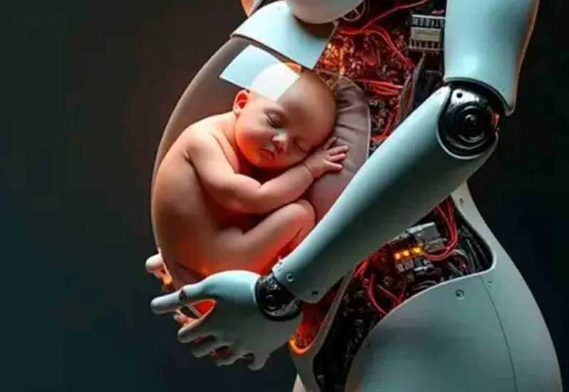 ¿El futuro del embarazo ya llegó? China crea el primer ‘humanoide embarazado’ del mundo