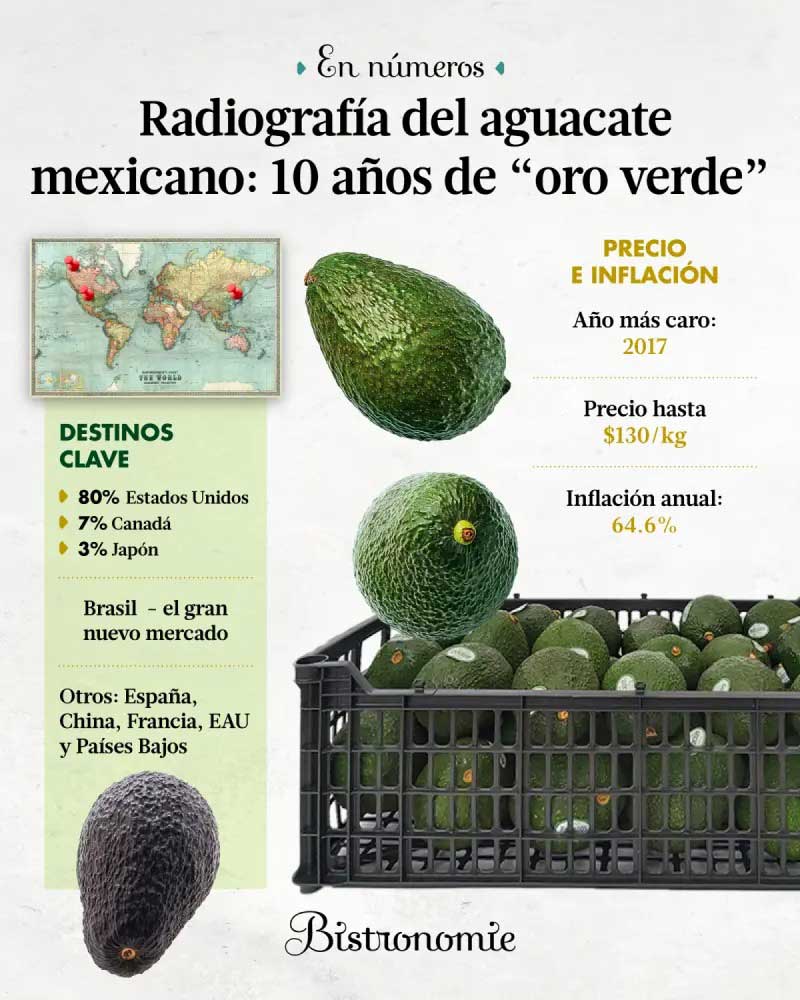 Día Internacional del Aguacate: 'oro verde', 10 años bajo la lupa