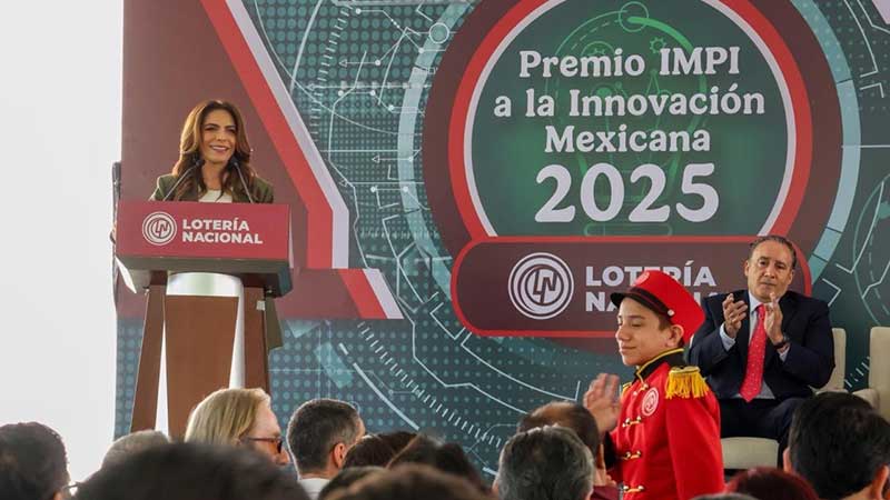Premio IMPI a la Innovación Mexicana 2025 viaja por todo el país en billete de Lotería Nacional