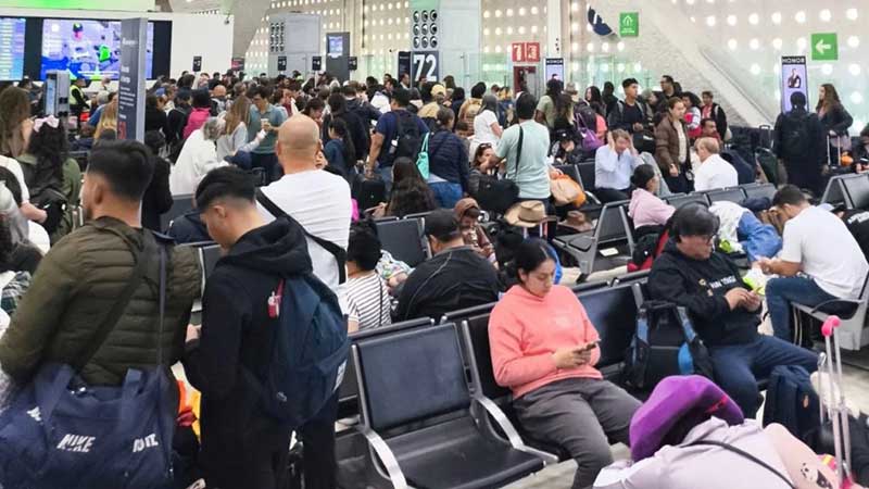 AICM reanuda operaciones tras segundo día de afectaciones