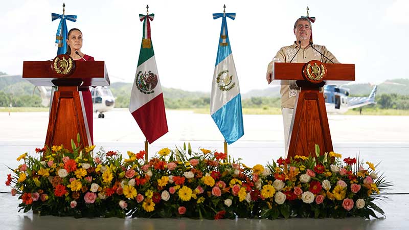 México y Guatemala reafirman compromisos en cooperación para el desarrollo, seguridad, trenes, energía y medio ambiente