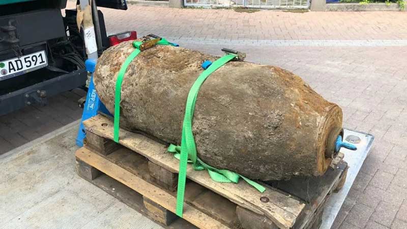 Evacuan a habitantes en Alemania tras encontrar bomba de la Segunda Guerra Mundial
