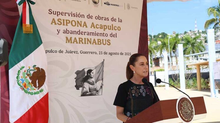 En Acapulco, Presidenta da banderazo de salida a la construcción de Senderos para Mujeres Libres y Seguras: Senderos de Paz