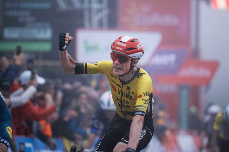 Vingegaard asesta el primer golpe en Limone Piemonte