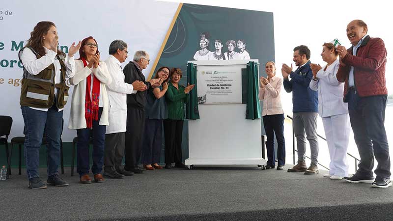 Plan del oriente del Edomex: Inaugura Presidenta Claudia Sheinbaum Unidad de Medicina Familiar 93 de Ecatepec