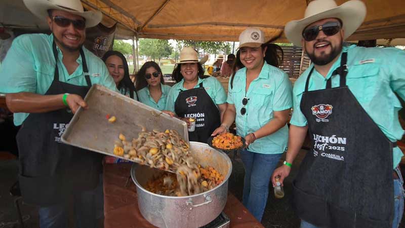 Tradición y sabor se unen en la primera edición del Lechón Fest en Ramos Arizpe