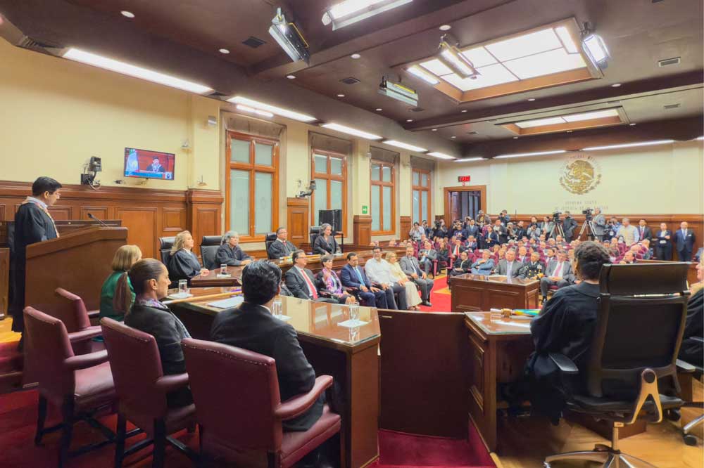 Presidenta Sheinbaum acude a sesión solemne de instalación de la nueva Suprema Corte