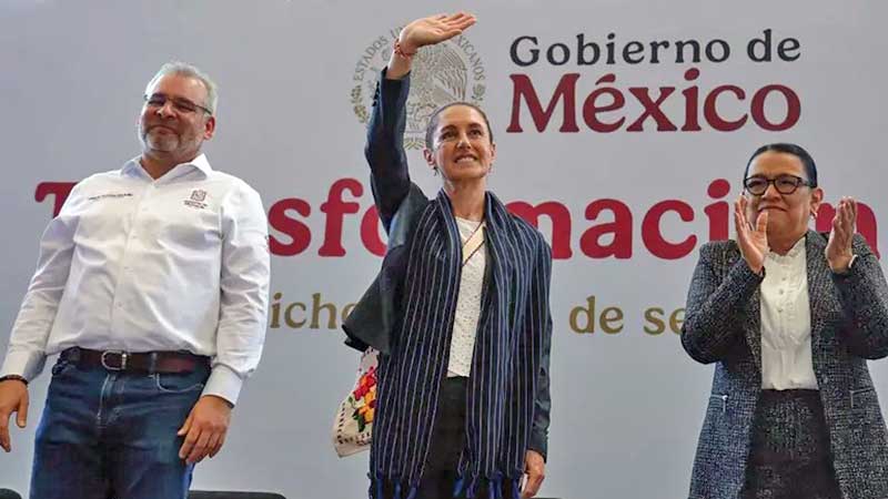 Retomará gobierno reparación de carreteras en Michoacán; Sheinbaum anuncia inversiones