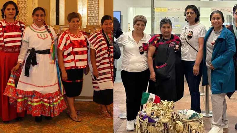Cocineras tradicionales de Oaxaca conquistan Emiratos Árabes con sabores mexicanos