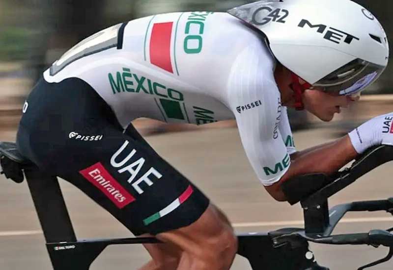 Isaac del Toro logra quinto lugar histórico en contrarreloj del Mundial de Ciclismo