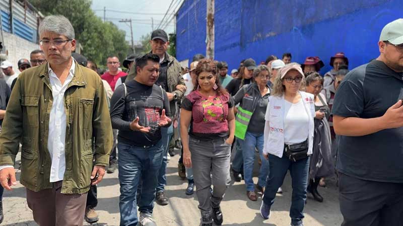 Acciones para atender 20 colonias afectadas por fuerte lluvia en Iztapalapa