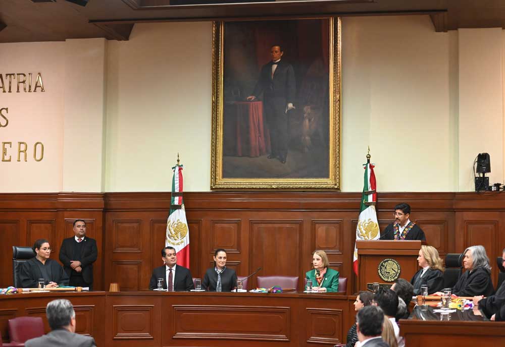 Presidenta Sheinbaum acude a sesión solemne de instalación de la nueva Suprema Corte