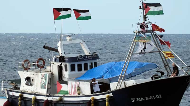 La Flotilla pone de manifiesto la ilegalidad del bloqueo naval israelí sobre Gaza y la complicidad de Estados Unidos y Europa