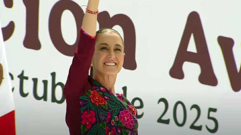 'Vamos por el camino correcto': Claudia Sheinbaum rinde cuentas de su primer año de gobierno