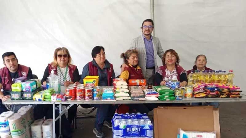 CDMX reúne 200 toneladas de víveres para damnificados por lluvias en Veracruz
