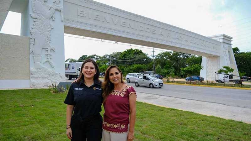 Playa del Carmen estrena nuevo Arco de Acceso como símbolo de identidad y seguridad