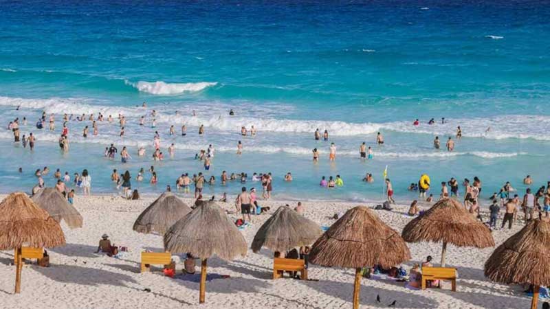 México recibe más de 14 millones de turistas internacionales de enero a agosto