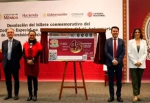 Segob y Loteria Nacional presentan billete representativo de la COMAR segob y loteria nacional presentan billete representativo de la comar